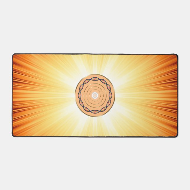 Cool desk mat for laptop and mouse (Front)