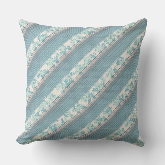  Cool diagonal pattern cushion (Front)