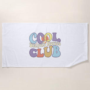 Cool Dialysis Nurses Club RN Nephrology Beach Towel