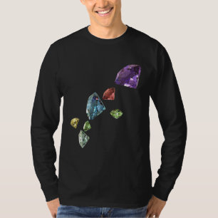 Cool Diamond Shape Jewellery Sparkle Bling Graphic T-Shirt