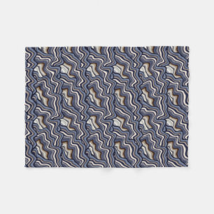COOL Digital Rock Abstract Pattern Fleece Blanket