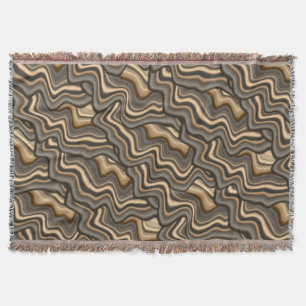 COOL Digital Rock Formation Throw Blanket
