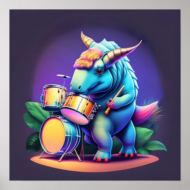 Cool Dinosaur - Art Print (Front)