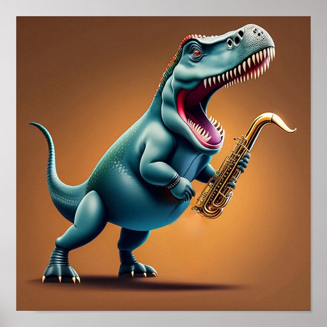 Cool Dinosaur - Art Print (Front)