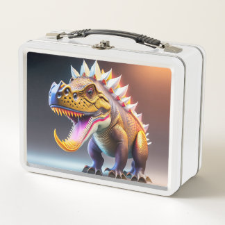 Cool Dinosaur Metal Lunchbox