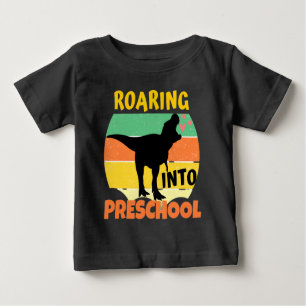 COOL DINOSAUR - ROARING INTO PRESCHOOL BABY T-Shirt