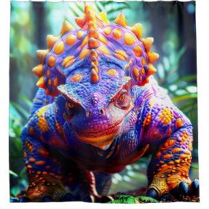 Cool Dinosaur Shower Curtain