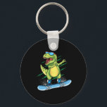 Cool Dinosaur Snowboarding Skiing Dabbing T Rex Sn Key Ring<br><div class="desc">Cool Dinosaur Snowboarding Skiing Dabbing T Rex Snowboard</div>