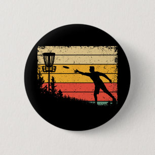 Cool Disc Golf Art For Men Women Spors Disc Golf P 6 Cm Round Badge