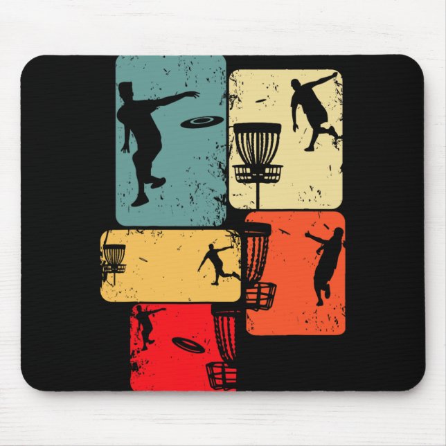 Cool Disc Golf Designs And Gift Ideas Disc Golf Fr Mouse Pad (Front)