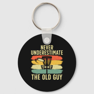 Cool Disc Golf For Men Dad Grandpa Disc Golf Playe Key Ring