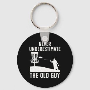 Cool Disc Golf For Men Dad Grandpa Disc Golf Playe Key Ring