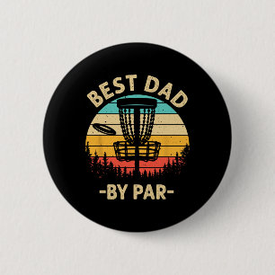 Cool Disc Golf For Men Dad Sports Tournament Best 6 Cm Round Badge