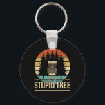 Cool Disc Golf Player Quote I Stupid Tree  Key Ring<br><div class="desc">Cool Disc Golf Player Quote I Stupid Tree</div>