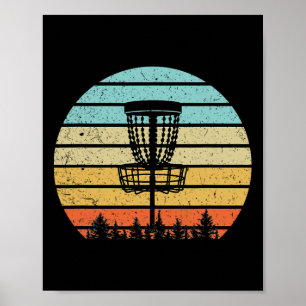 Cool Disc Golf Shirt Retro Style Vintage Disc Golf Poster