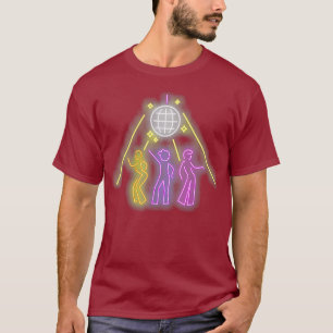 Cool Disco ball Vintage 80s Dance Party Retro T-Shirt