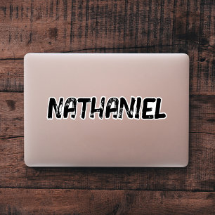 Cool Distressed Grunge Custom Name Laptop