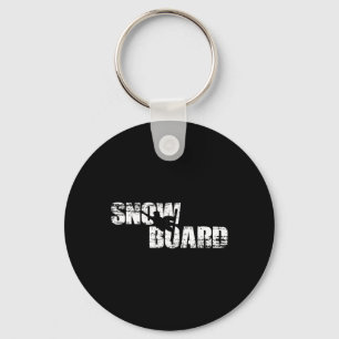 Cool Distressed Snowboarding For Snowboarders Key Ring