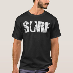 Cool Distressed Surfing For Surfers T-Shirt