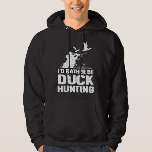 Cool Distressed Vintage Duck Hunting Hoodie
