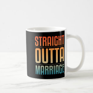 Cool Divorce Art For Men Women Wedding Marriage Coffee Mug