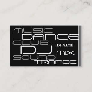 Cool DJ Business Card