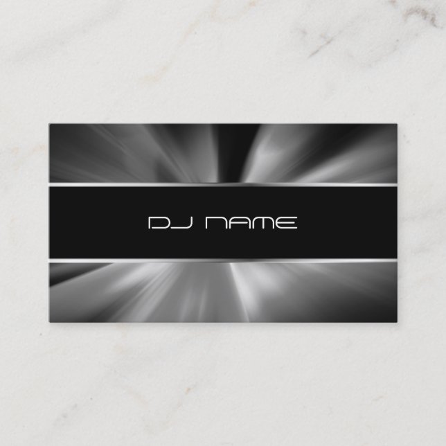 Cool DJ Business Card (Front)