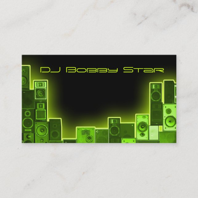 cool dj business card (Front)