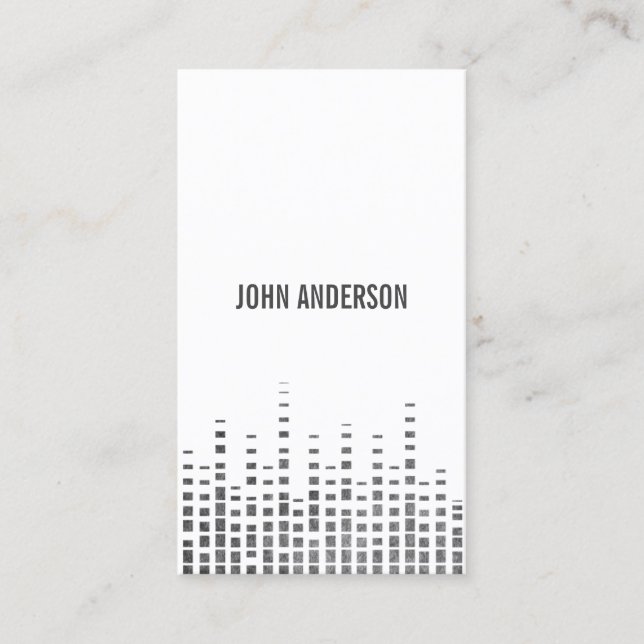 Cool DJ Business Card (Front)