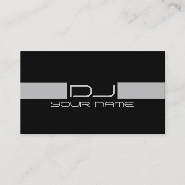 Cool DJ Business Card (Front)