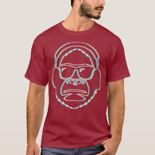 Cool DJ Gear  Monkey DJ tshirts for Men and