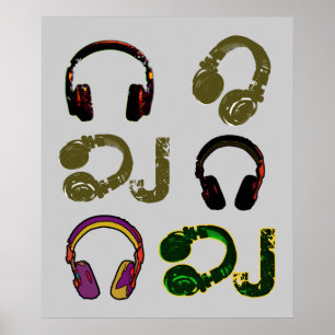 cool DJ headphones decor idea