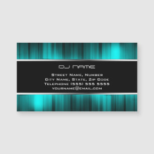 Cool DJ Magnetic Business Card