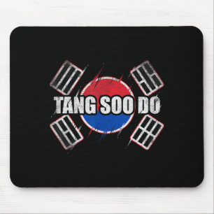 Cool Do Martial Arts Silhouette Tang Soo Mouse Pad