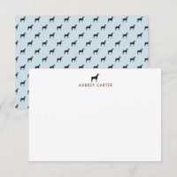 Cool Doberman Personalised Thank You
