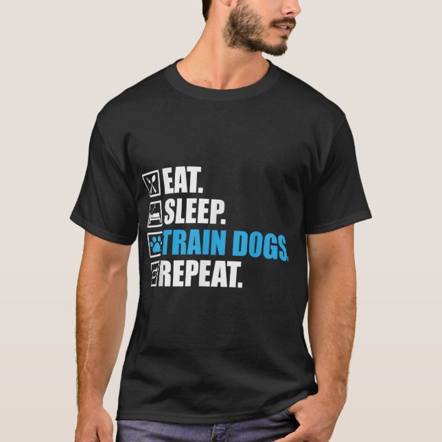Cool Dog Agility For Men Women Dog Owner Puppy In  T-Shirt (Front)