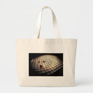 Cool Dog Digital Art Large Tote Bag