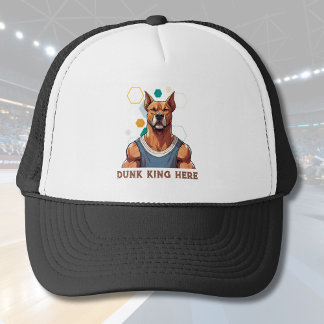 Cool Dog Gifts for Basketball Lovers Coach Fans Trucker Hat