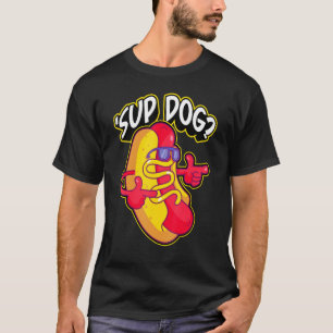 Cool Dog Hot Dog Weiner Picnic Barbeque Reunion T-Shirt