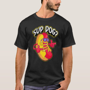 Cool Dog Hot Dog Weiner Picnic Barbeque Reunion T-Shirt