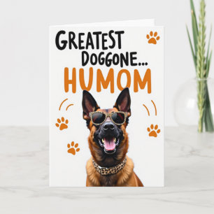 Cool Dog Humom Mother Day Card