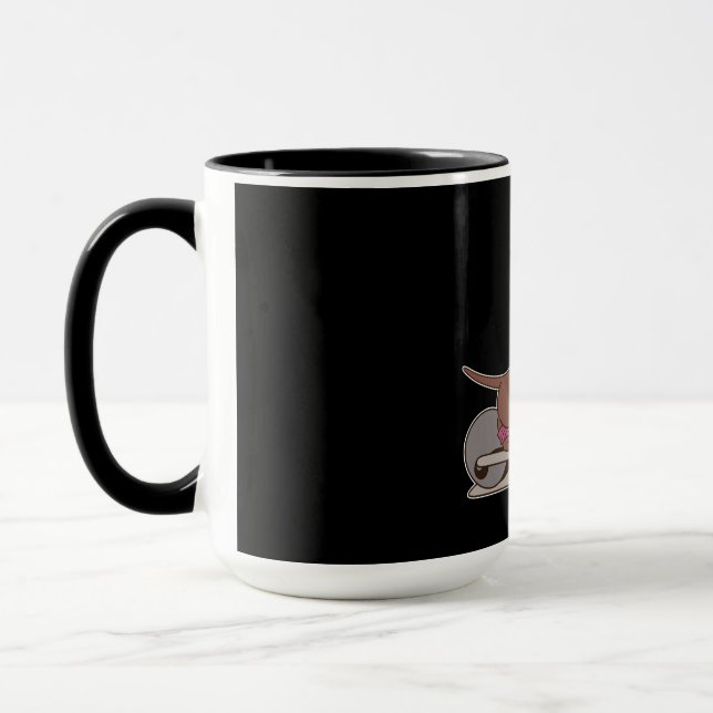 Cool Dog Loves Workout Mug (Left)