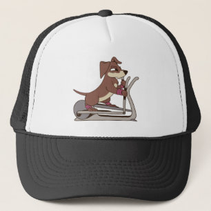 Cool Dog Loves Workout Trucker Hat