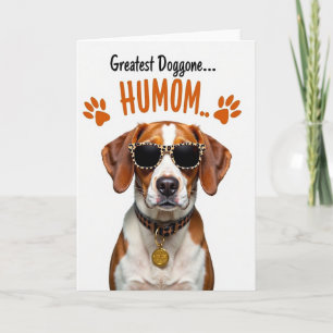 Cool Dog Mothers Day Greeting Card