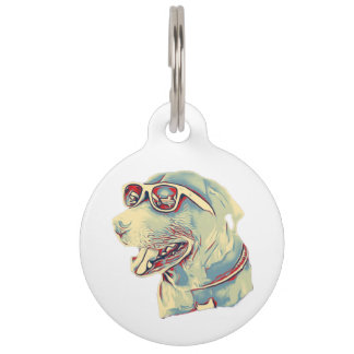 cool dog pet tag
