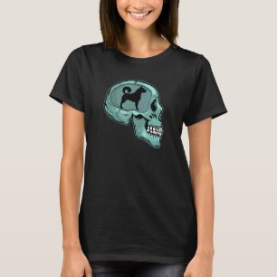 Cool Dog Silhouette Owner Trainer Dogs   And Sitte T-Shirt
