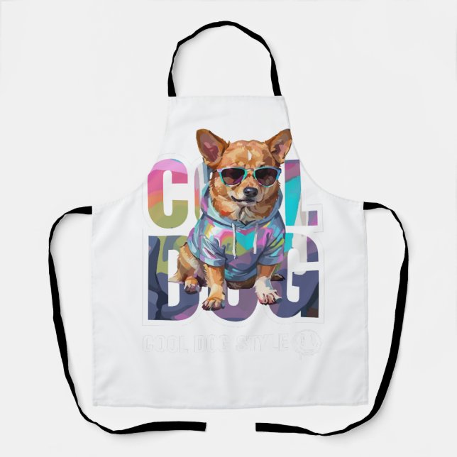 Cool Dog Style Apron (Front)