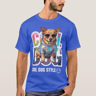Cool Dog Style retro girl T-Shirt
