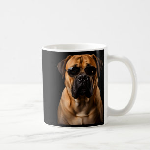 Cool Dog Sungles Bullmastiff Funny Look  Coffee Mug