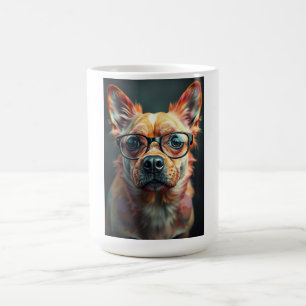Cool Dog with Sunglasses Coffee Mug